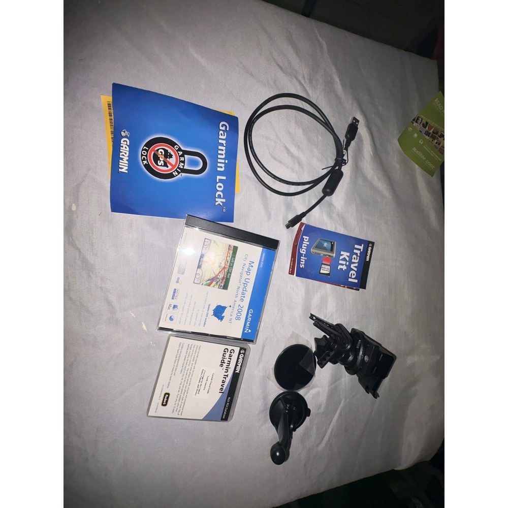 Garmin Map Update 2008 DVD & Travel Guide SD Card Bundle + Accessories
